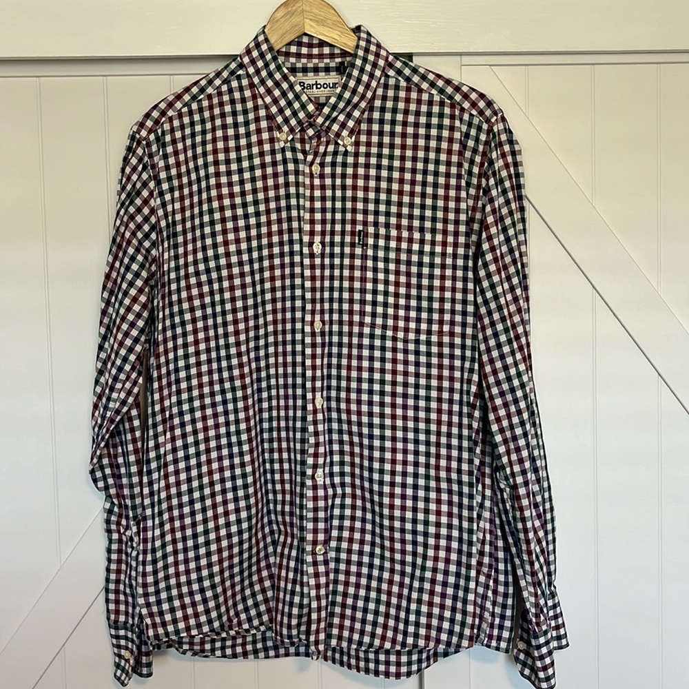 Barbour men’s long sleeve plaid shirt - Tailored fit